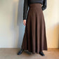 80s Corduroy Hight Waisted Skirt