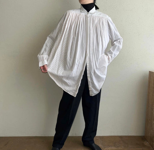 90s Pleated Blouse  Made in Italy