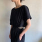 80s Black Design Jumpsuit