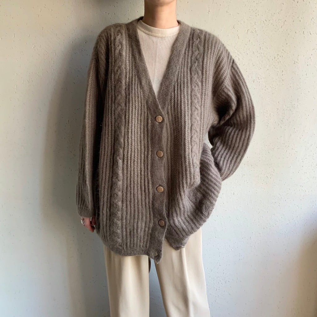 90s Mohair Knit Cardigan  Made in Italy