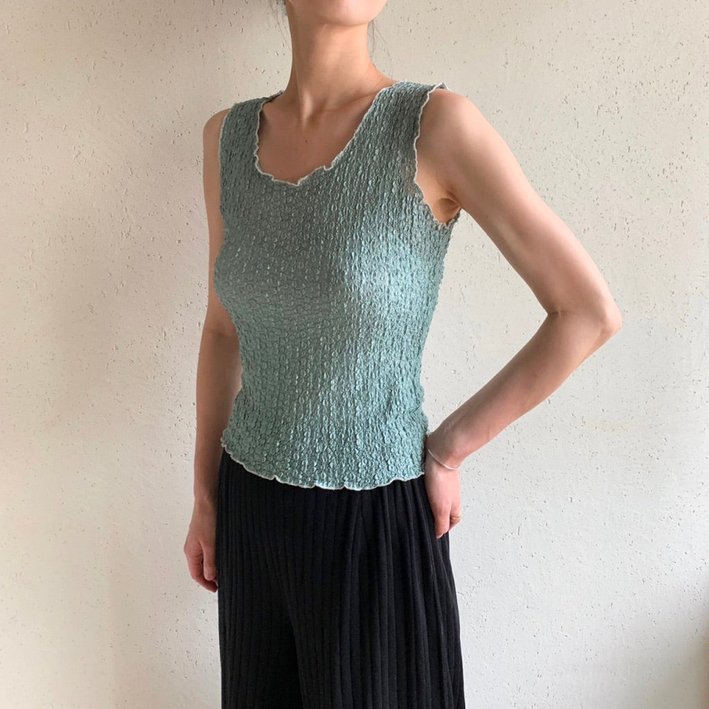 90s Sleeveless Top  Made in USA