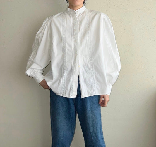 80s Balloon Sleeve Blouse Made in W,Germany
