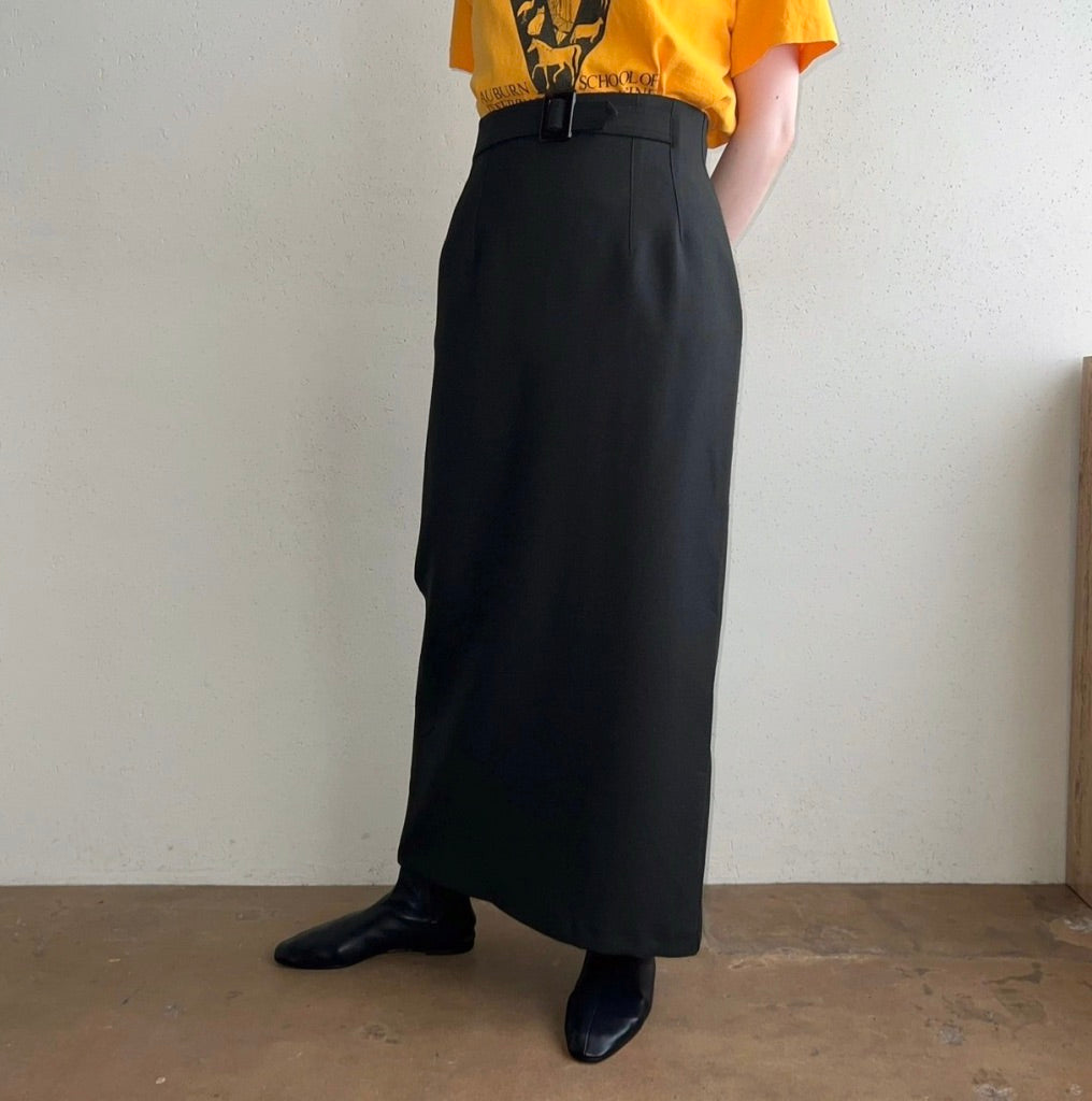 90s EURO Belted Skirt