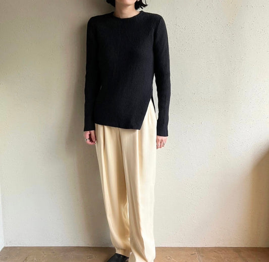 " EMPORIO ARMANI " Zipped Knit Top