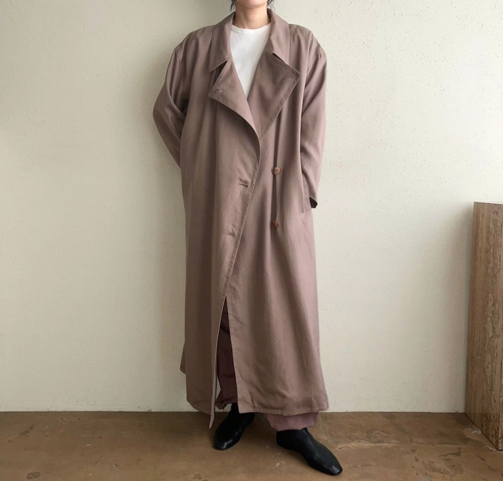 90s "ELLEN TRACY" Linen Coat