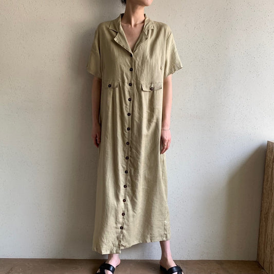 90s Linen Dress