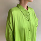 90s Silk Oversized Blouse Made in USA