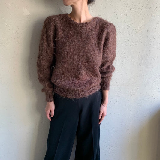 80s Brown Knit