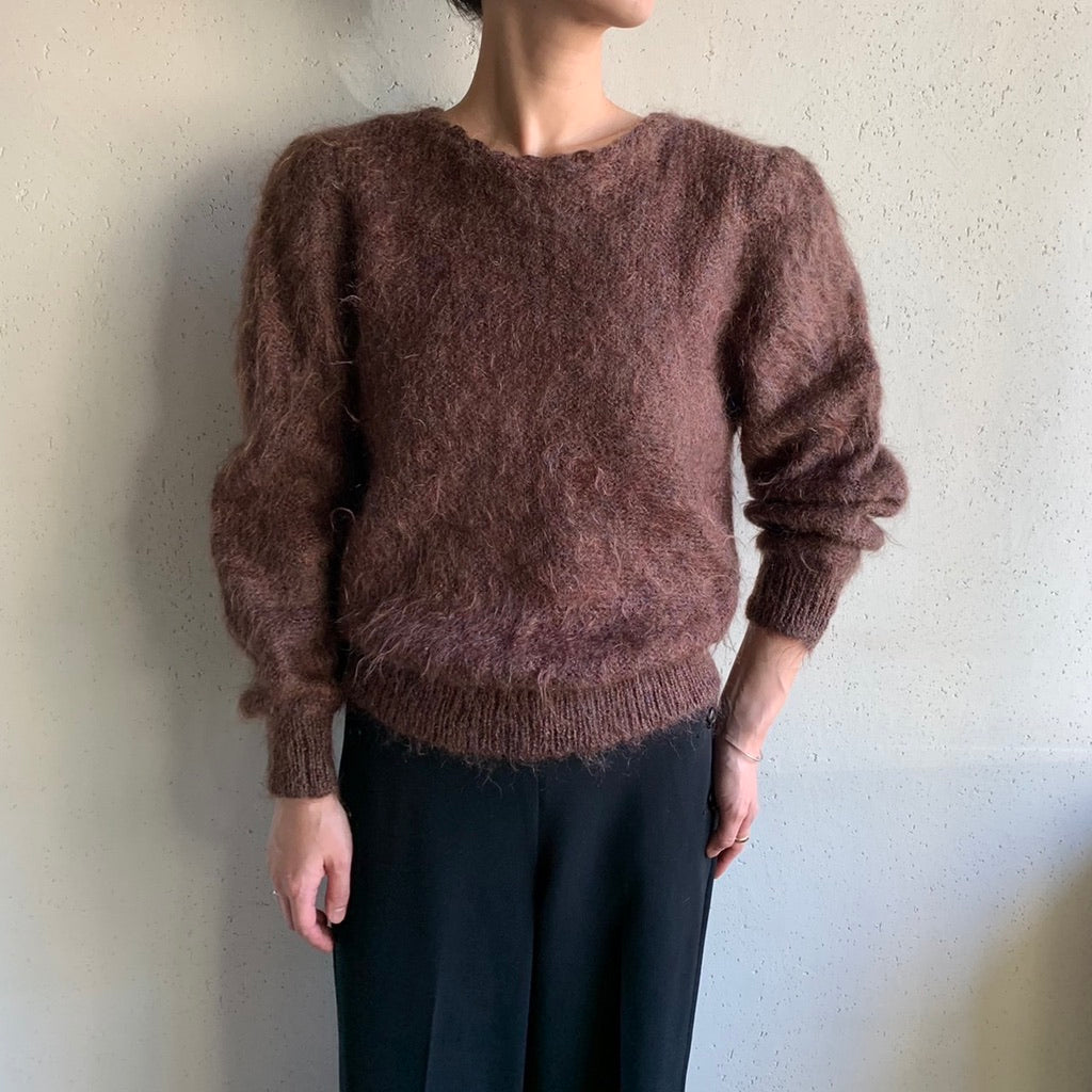 80s Brown Knit