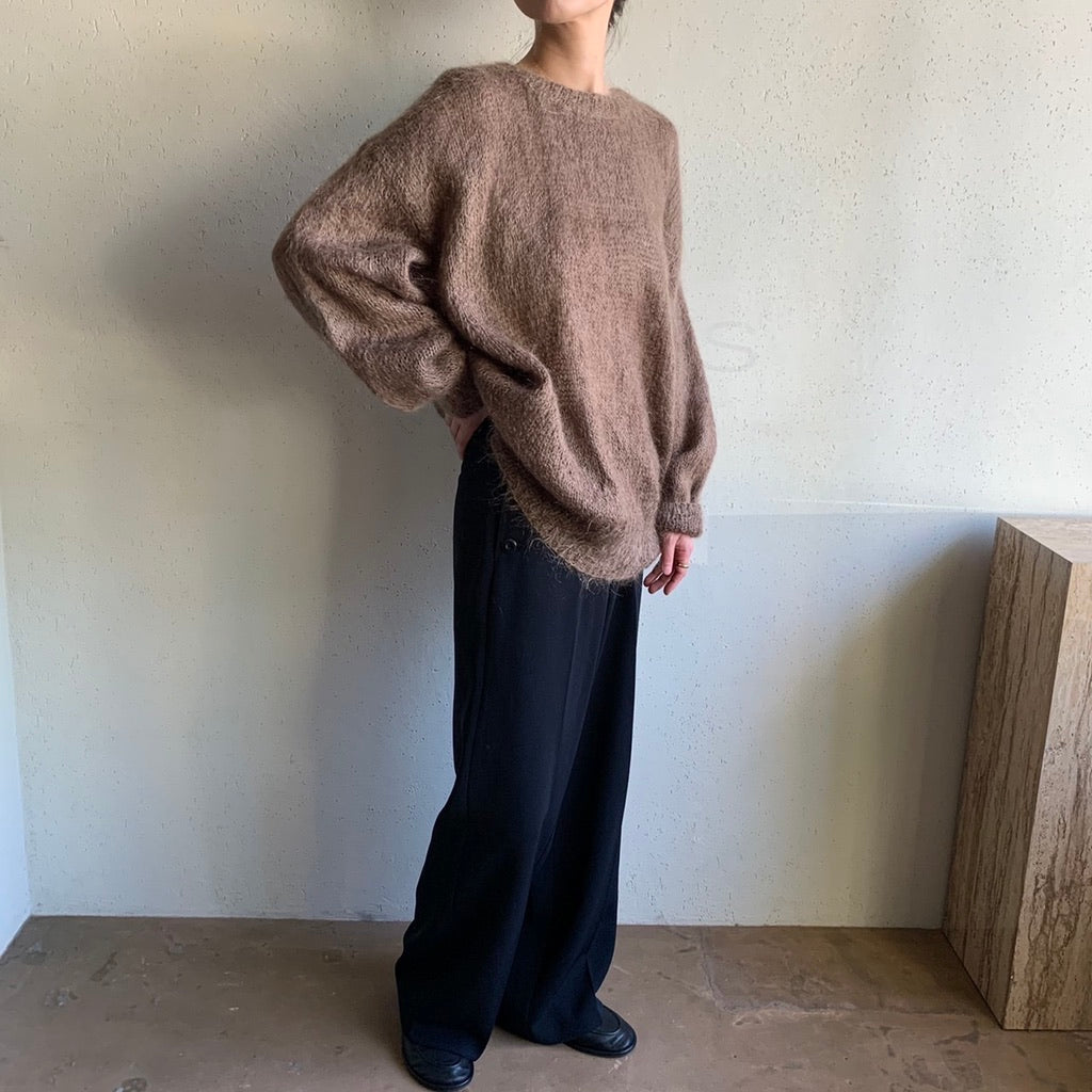 80s Mohair Oversized Hand Knit