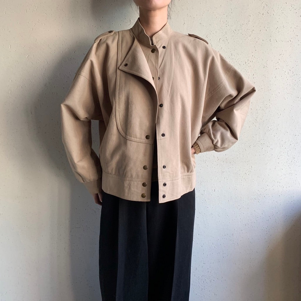 80s EURO Faux Suede Jacket