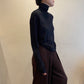Kraud LOOSE-FIT TURTLE NECK TOP