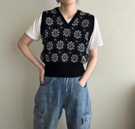 90s Knit Vest Made in England