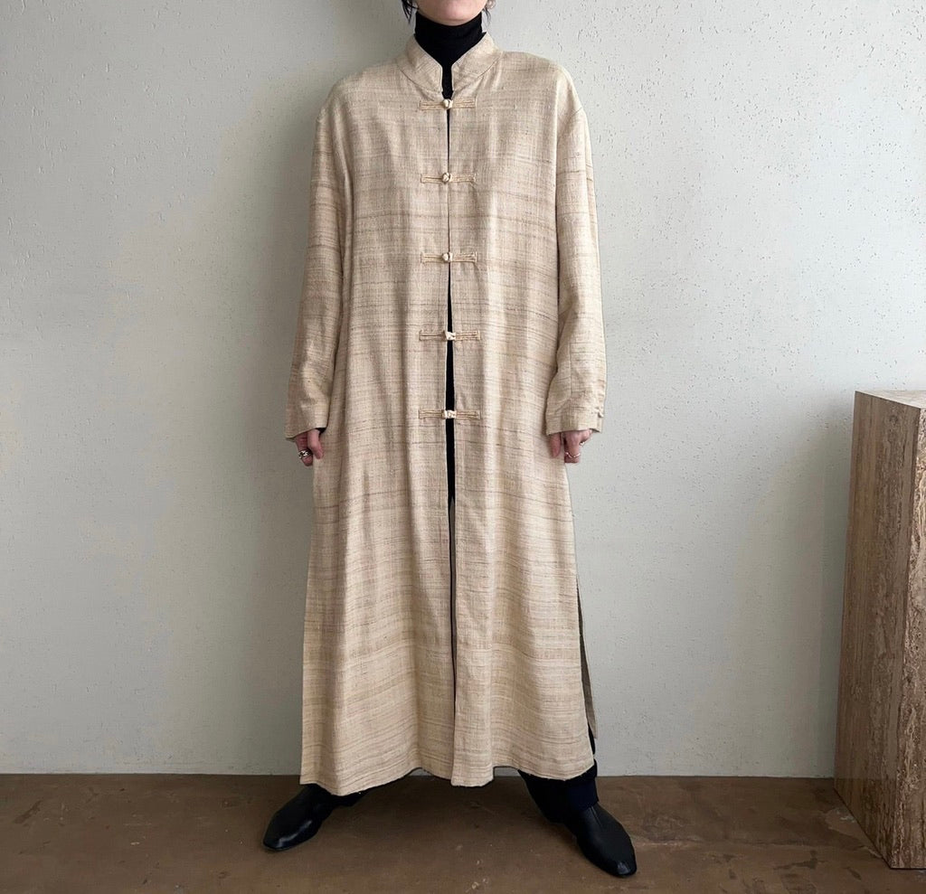 90s "ORVIS" Silk Asian Design Robe