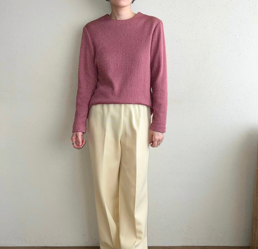 80s Ribbed Top