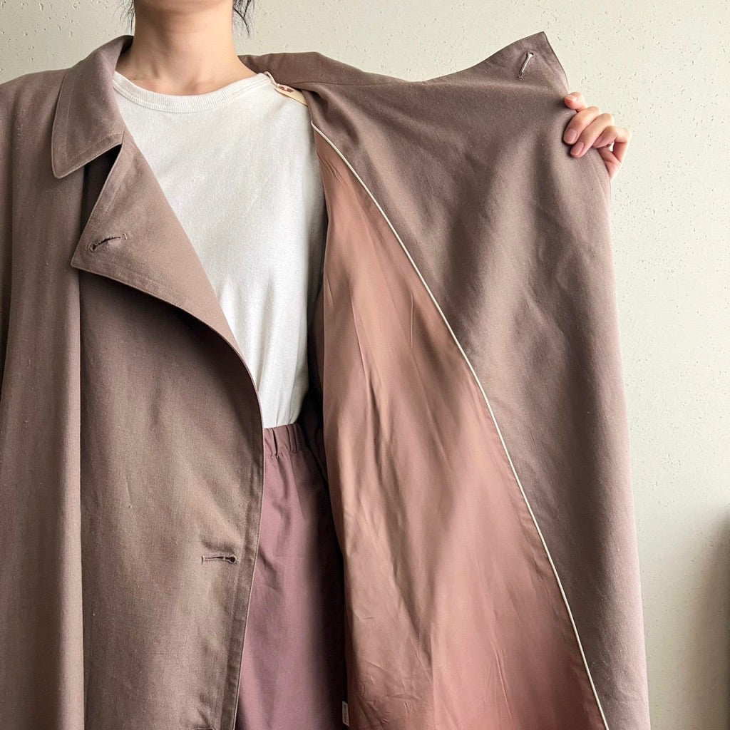90s "ELLEN TRACY" Linen Coat