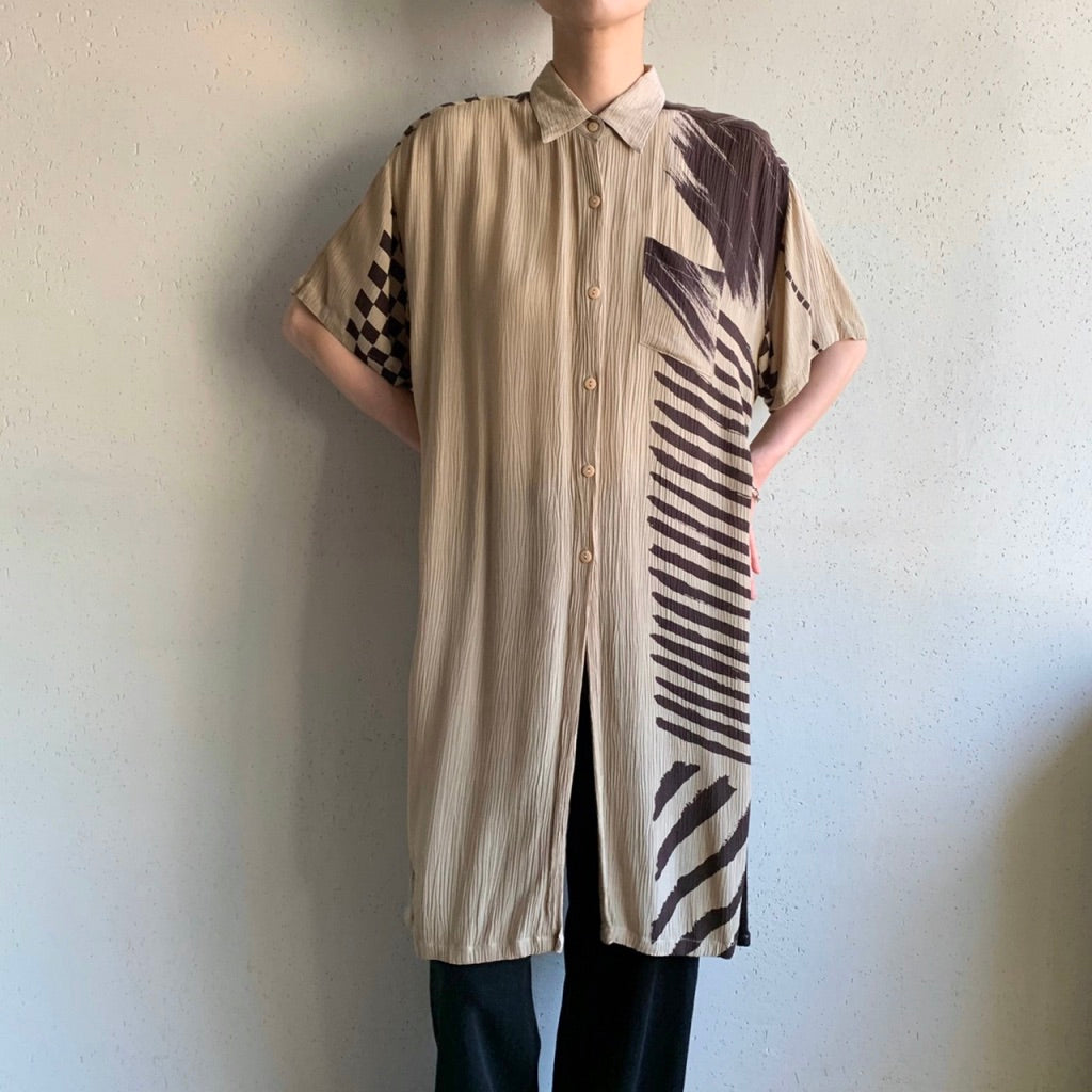 90s Pattern Long Shirts