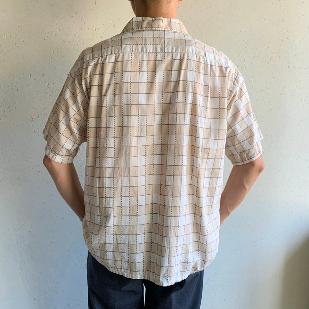 60s Sandy Mac Donald Plaid Box Shirt