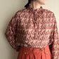 80s  Printed  Blouse