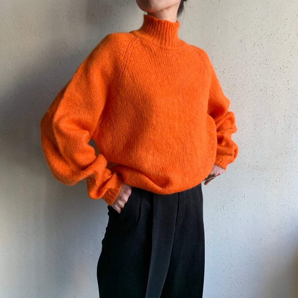 90s High Neck Mohair Knit