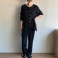 90s Black Two-Piece Made in USA