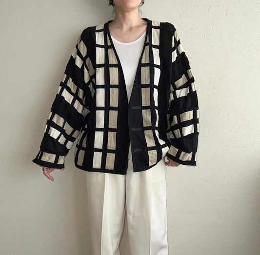 80s Woven Pattern Jacket