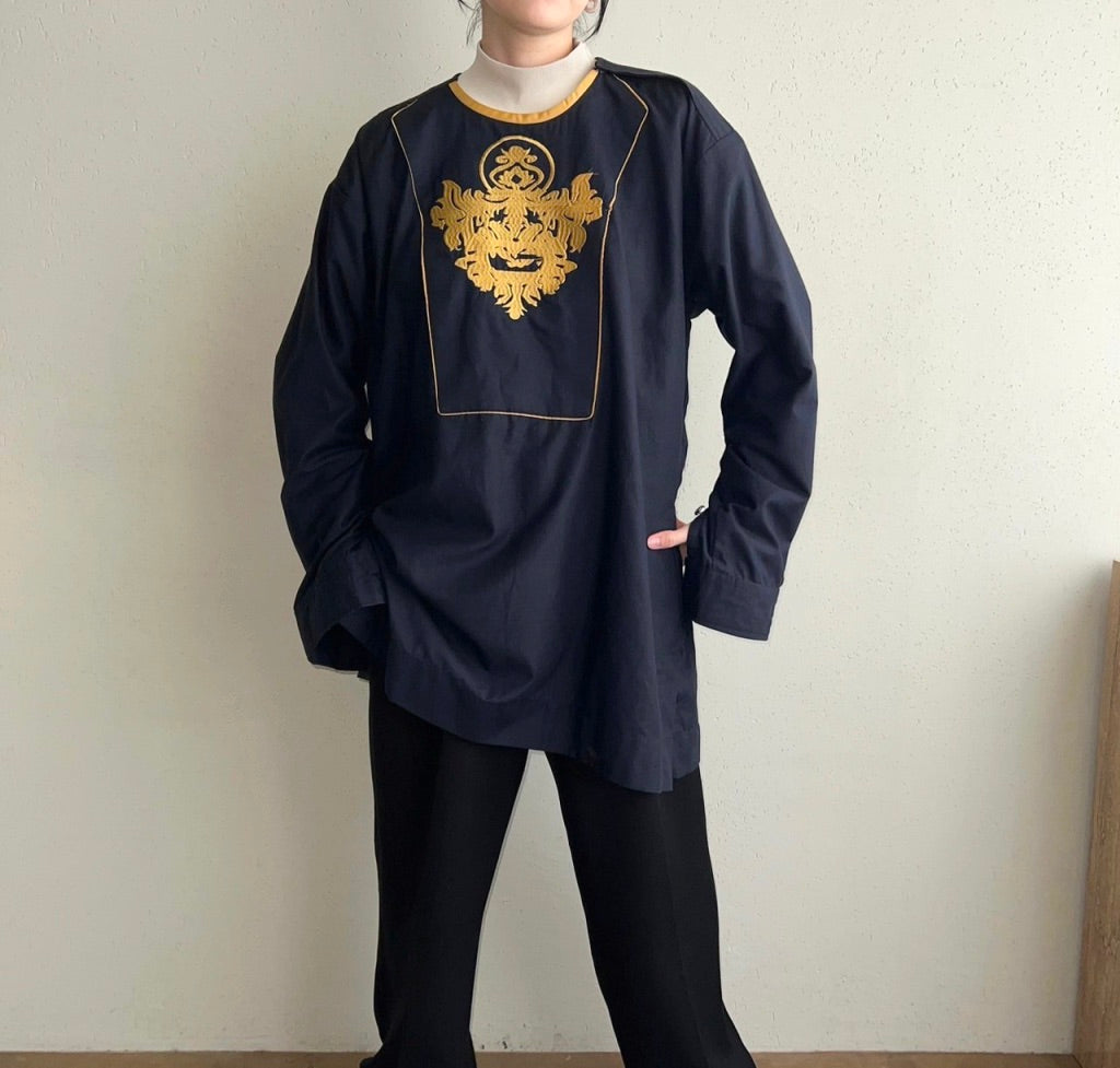 80s Embroidery Design Blouse