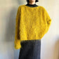 80s Yellow Knit