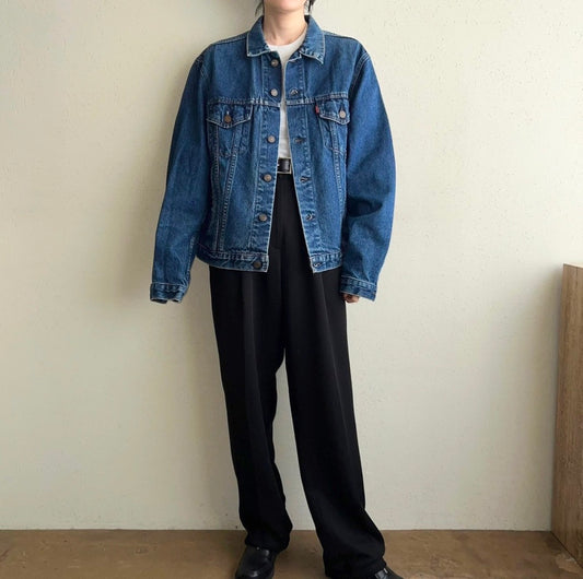 80s "Levi's 70370" Denim Jacket Made in France