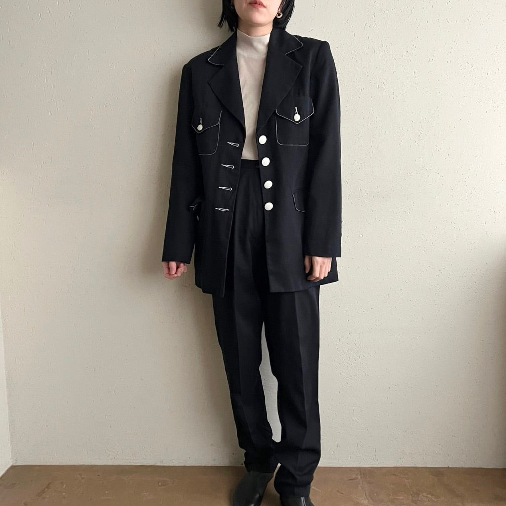 90s Black Two-Piece