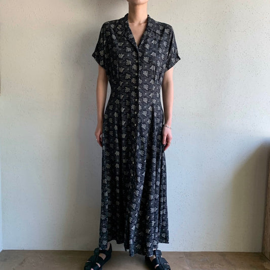 90s Printed Dress