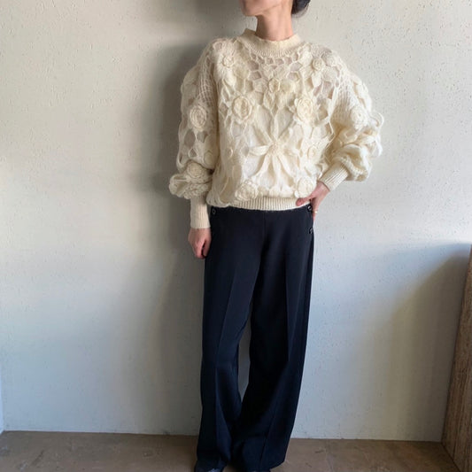 90s Mohair Design Knit