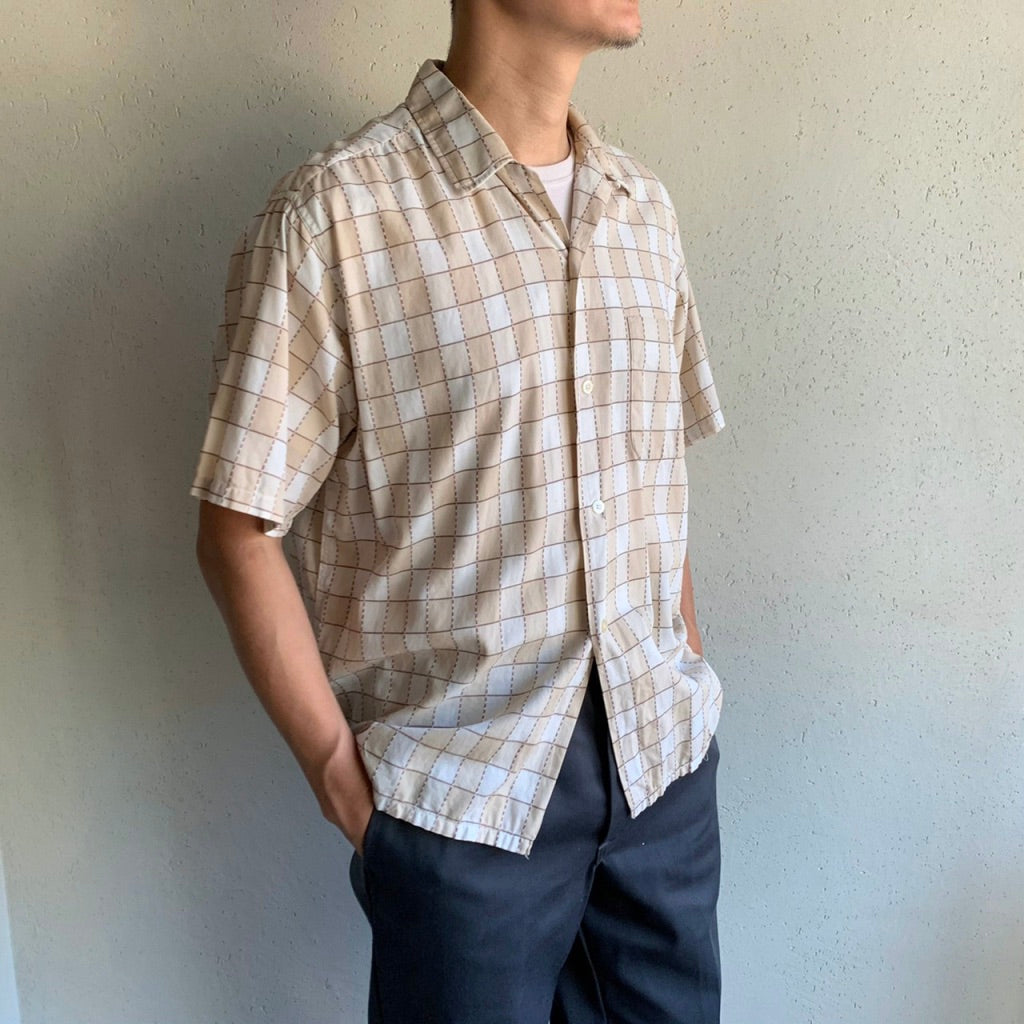 60s Sandy Mac Donald Plaid Box Shirt