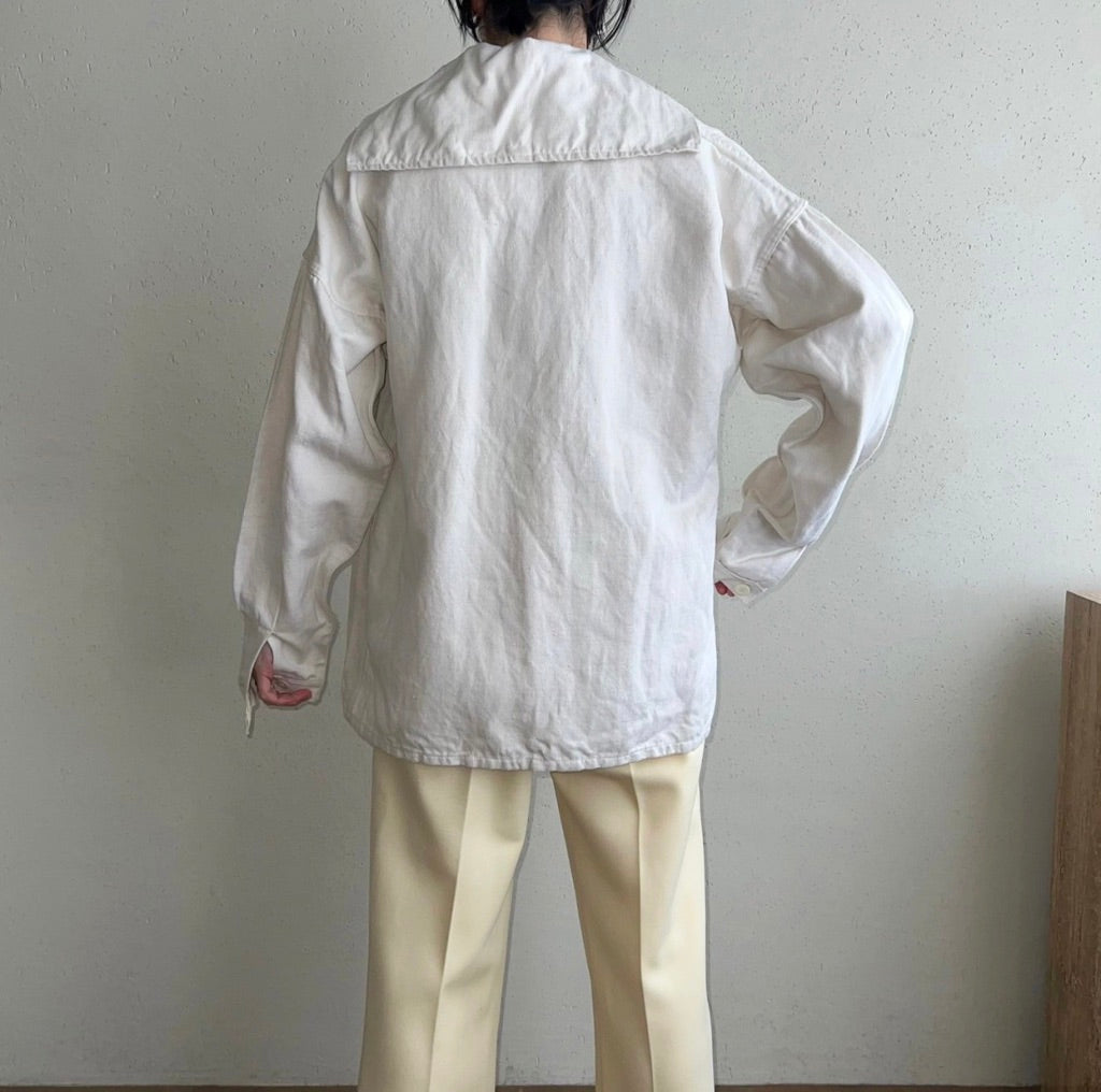 70s German  Sailor collar shirt