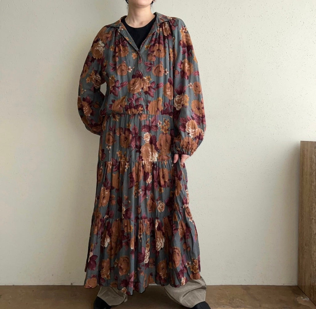 80s "Bergdorf Goodman" Printed Dress
