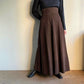 80s Corduroy Hight Waisted Skirt