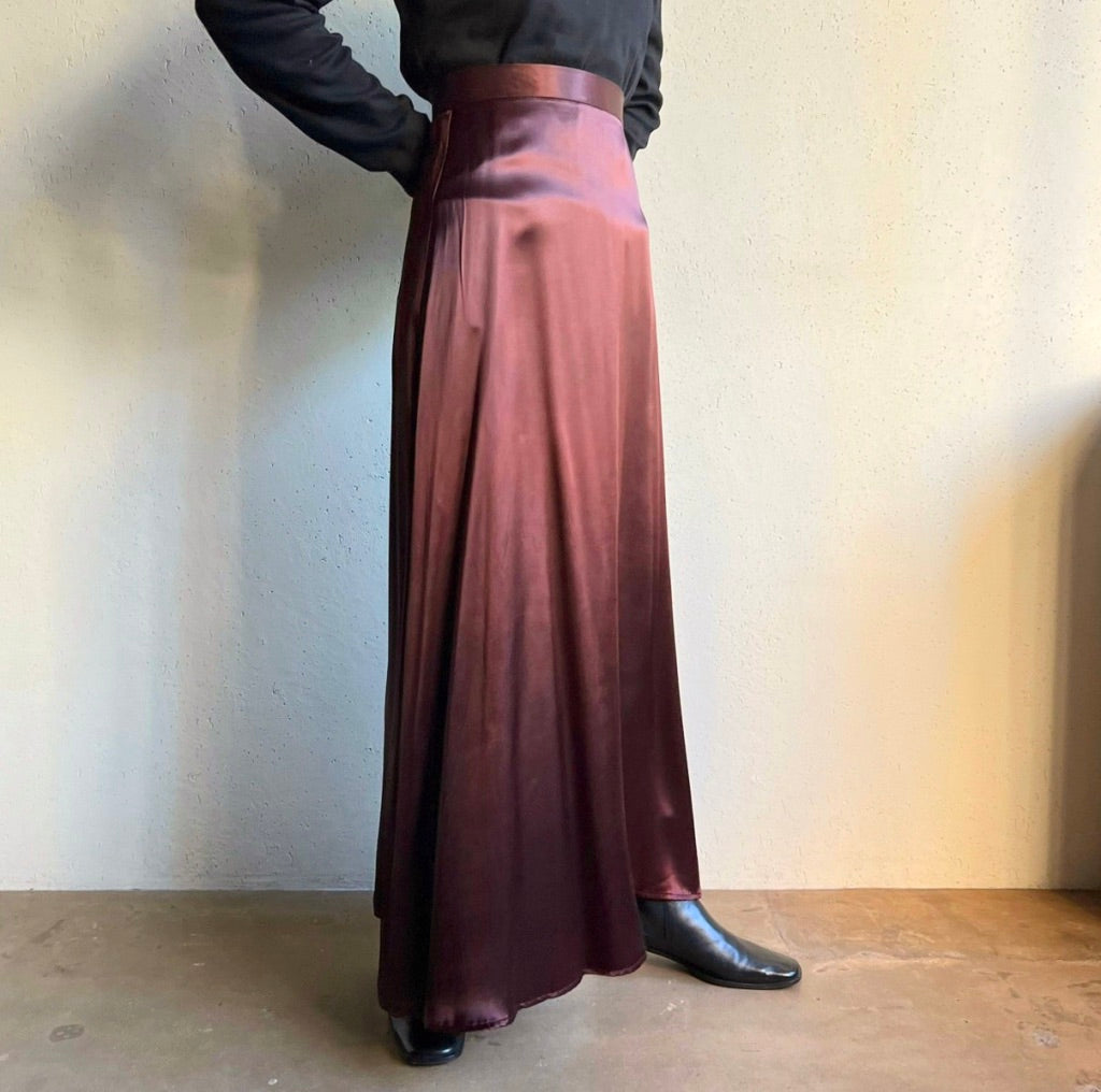 80s Shiny Skirt Made in USA