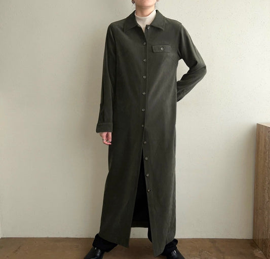 90s Maxi Shirt Dress
