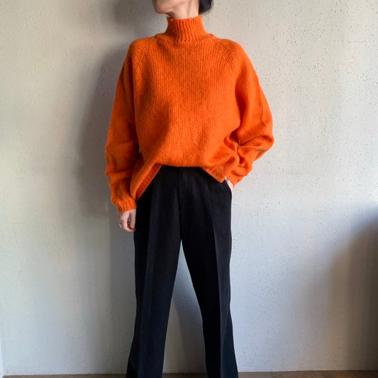 90s High Neck Mohair Knit