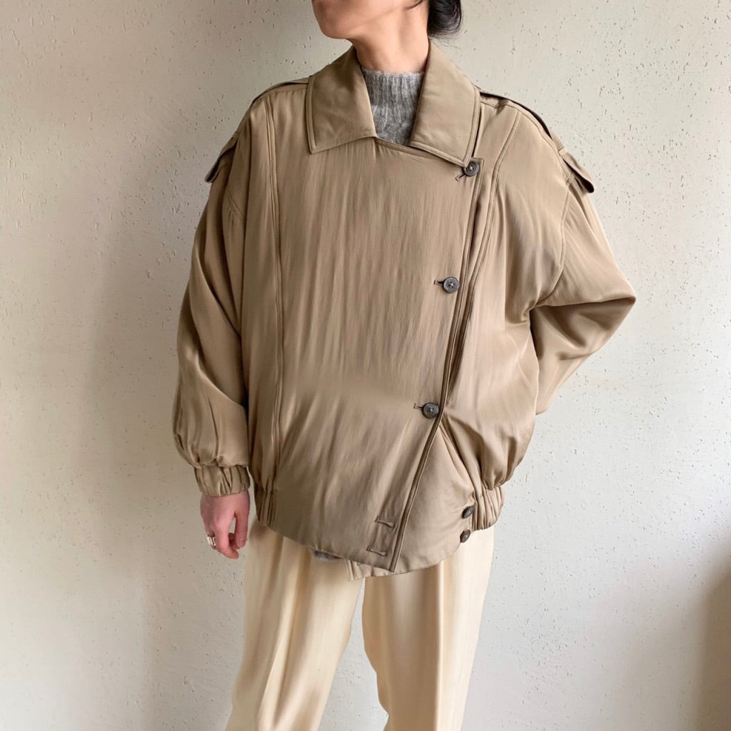 90s "ELLEN TRACY" Silk Jacket