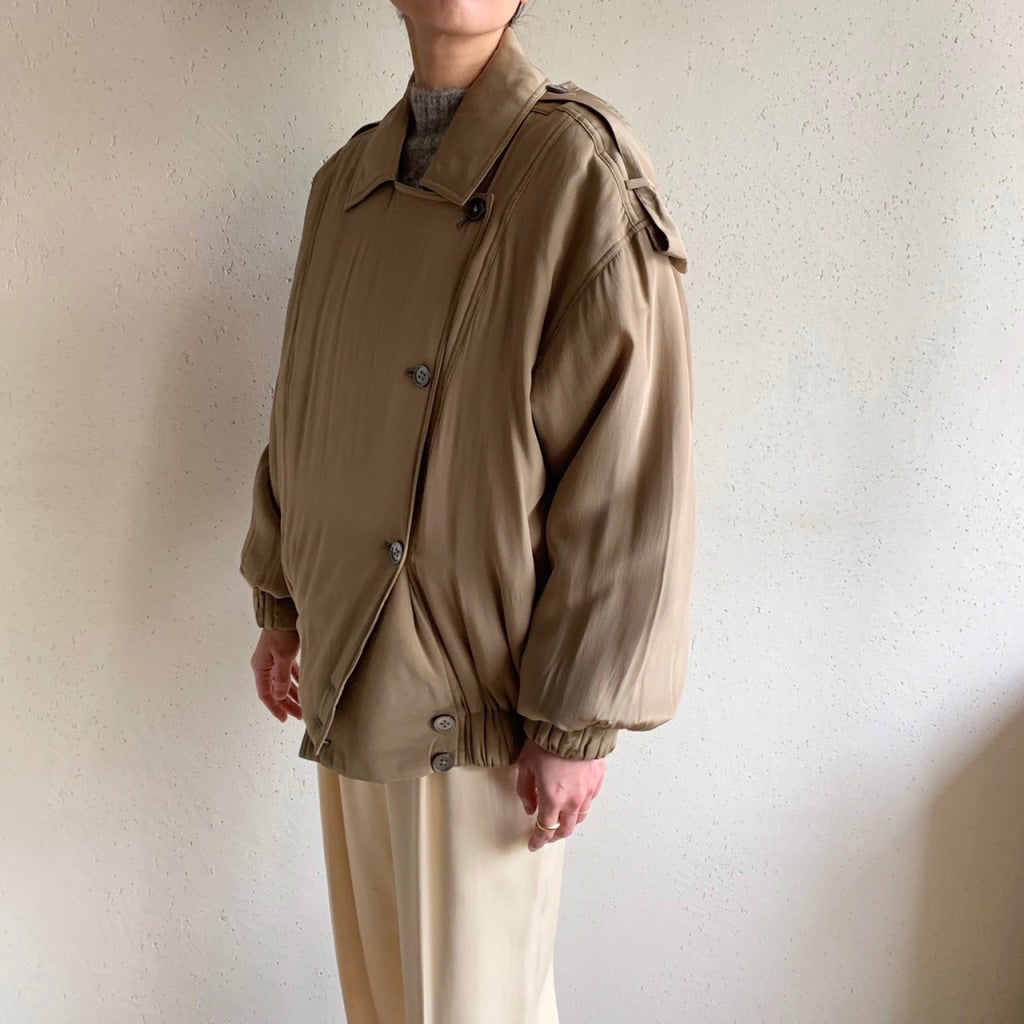 90s "ELLEN TRACY" Silk Jacket