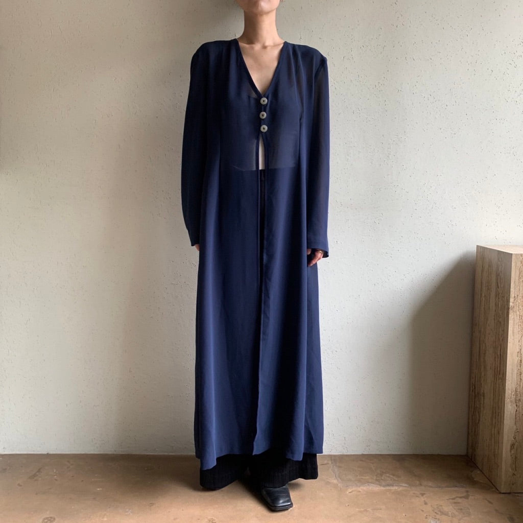 90s Sheer Dress  Made in Italy