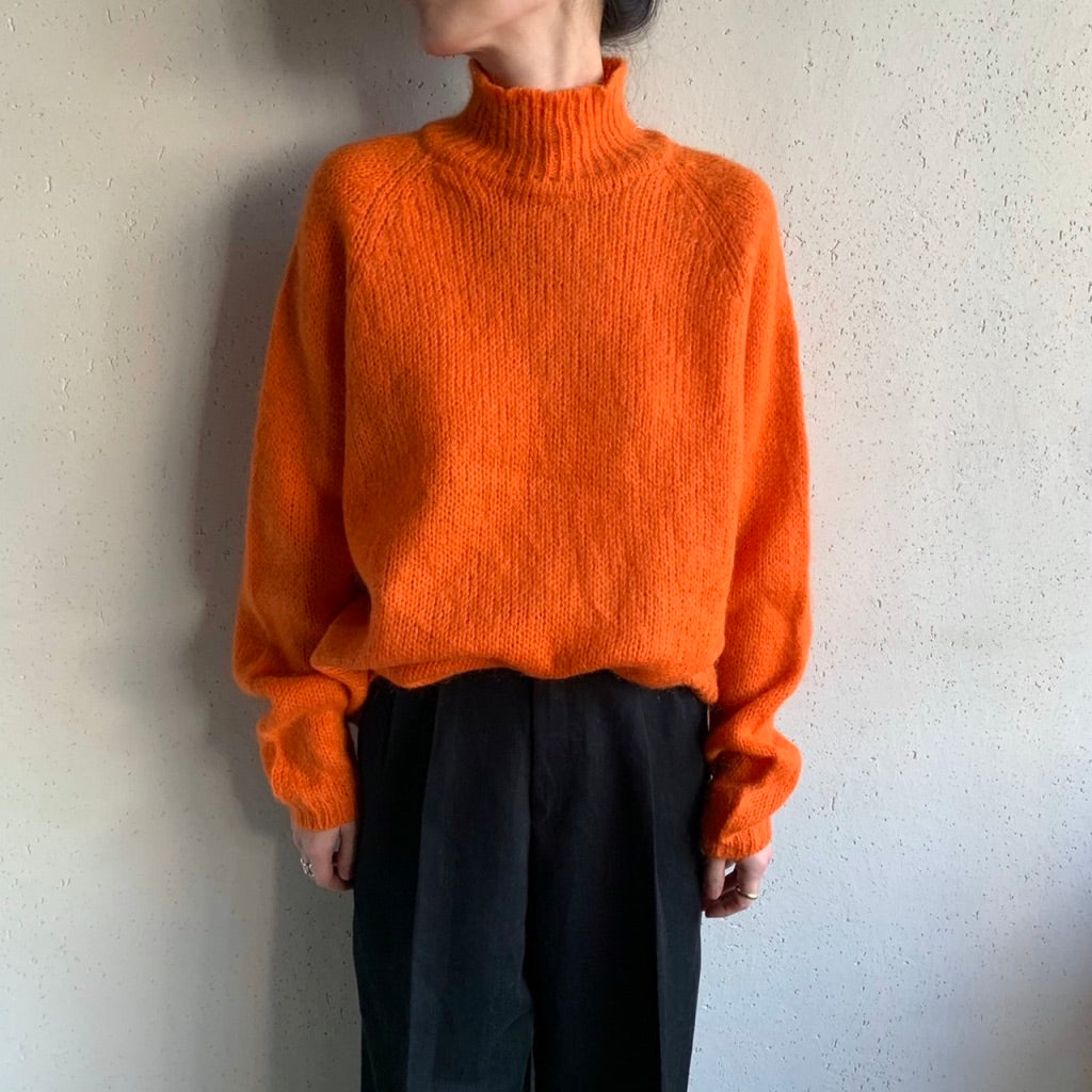 90s High Neck Mohair Knit